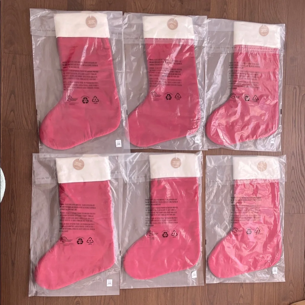 West Elm Velvet Christmas Holiday Stockings - 6 available - Picture 2 of 3